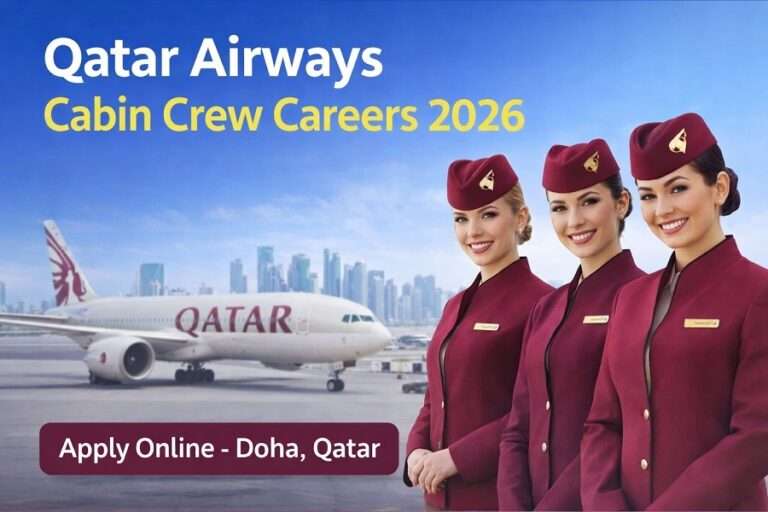 Qatar Airways Cabin Crew Careers 2026 | Apply Online - jobalertinfo